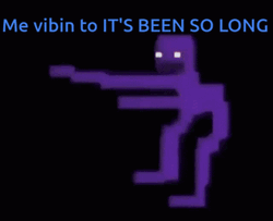 Purple Guy Finally Vibin Dancing GIF