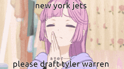 Purple Haired Girl Asking For Draft Tyler Warren GIF