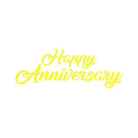 Purple Happy Anniversary Card Sticker