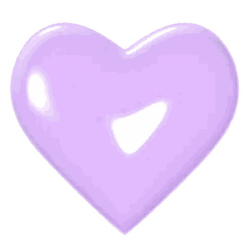 Purple Heart Floating Sticker