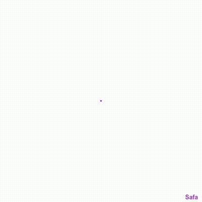 Purple Heart With Safa GIF