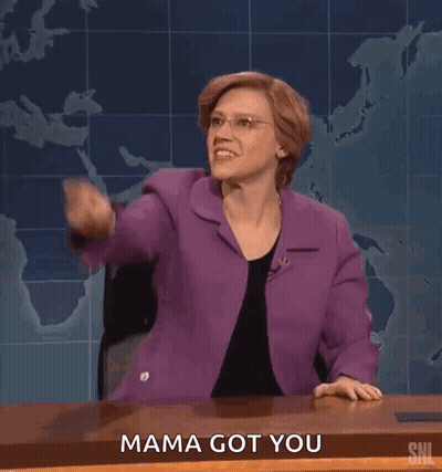 Purple Jacket Woman Pointing Mama Got You GIF