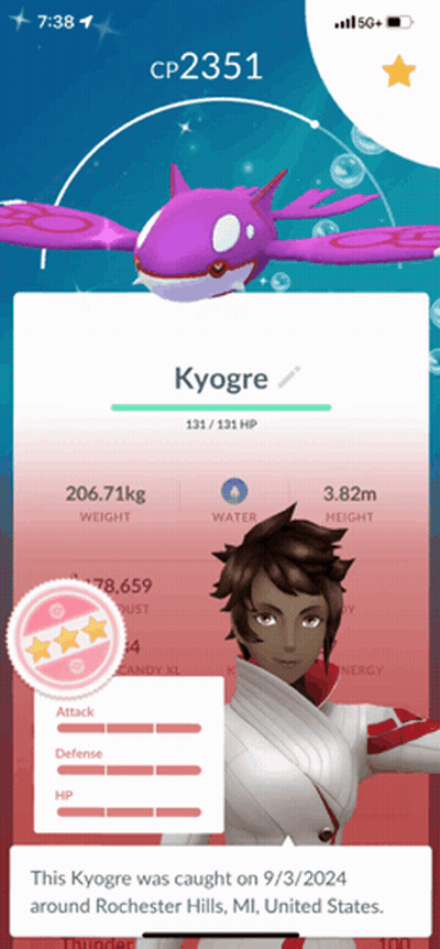 Purple Kyogre Pokemon GIF
