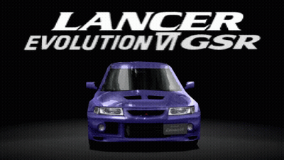 Purple Lancer Evolution VI GSR GIF