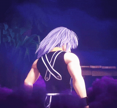 Purple Light Coming Out Of Person's Head GIF
