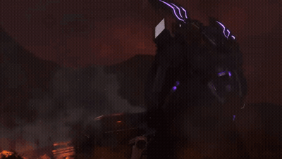 Purple Light Coming Out Of Red Object GIF