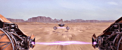 Purple Light Coming Out Of Vehicle In Desert GIF