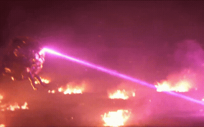 Purple Light Thrown In Air GIF