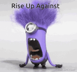 Purple Minion Anti Dot GIF