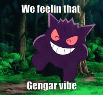 Purple Monster Feeling Gengar Vibe GIF