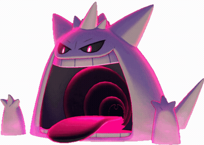 Purple Monster Open Mouth Pink Tongue GIF
