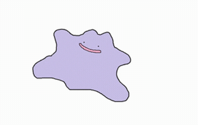 Purple Monster Smiling Face GIF