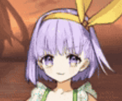 Purple Monster Surrounded By Crystals GIF