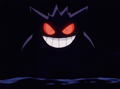 Purple Monster With Big Smile GIF