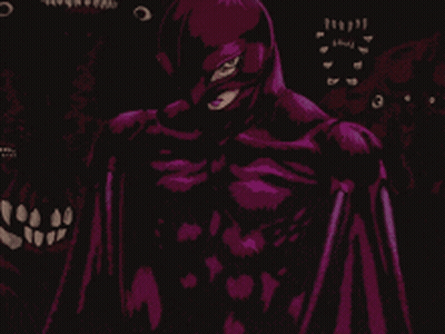 Purple Monster With Clock GIF
