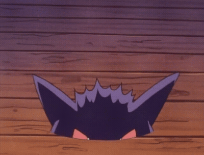 Purple Monster With Red Eyes And Large Smile GIF