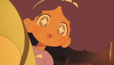 Purple Monster With Tongue Out In Stadium GIF
