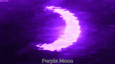 Purple Moon Saying Purple Moon GIF