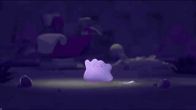 Purple Object Floating In Video Game GIF