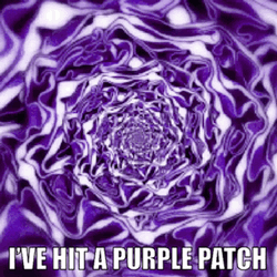 Purple Patch With Moving Illusion
