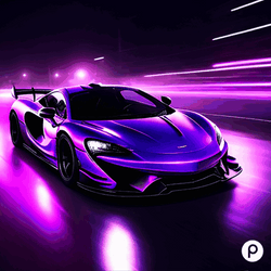 Purple Pearl Mclaren Super GIF