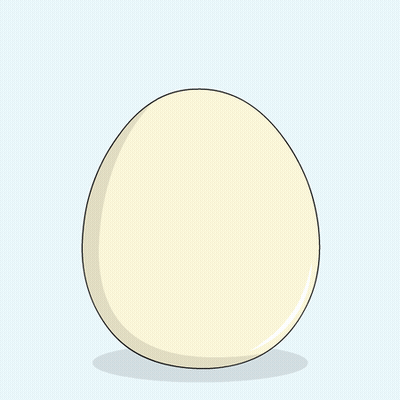 Purple Penguin Coming Out Of Egg GIF