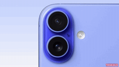 Purple Phone Back With Thinkiules Logo GIF