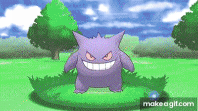 Purple Pokémon Standing In Grass GIF