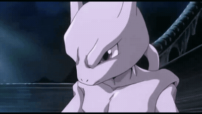 Purple Pokemon Standing Next To Water GIF
