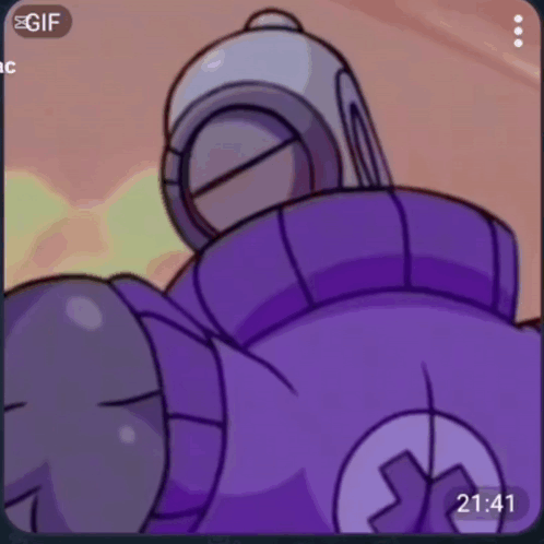 Purple Robot GIF At 21:41 GIF