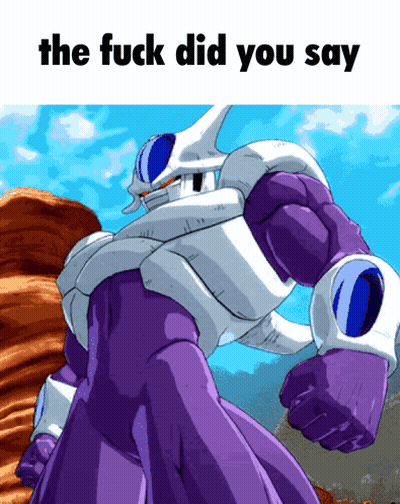 Purple Robot The Fuck Did You Say GIF