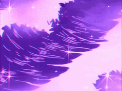 Purple Sea Waves Anime GIF