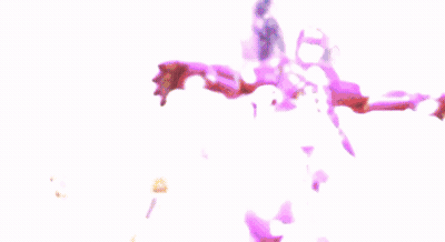 Purple Sentinel Super Priority In Front Of Galaxy GIF