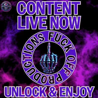 Purple Sign Saying Content Live Now Unlock And Enjoy GIF