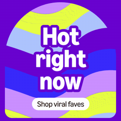 Purple Sign Saying Hot Right Now GIF