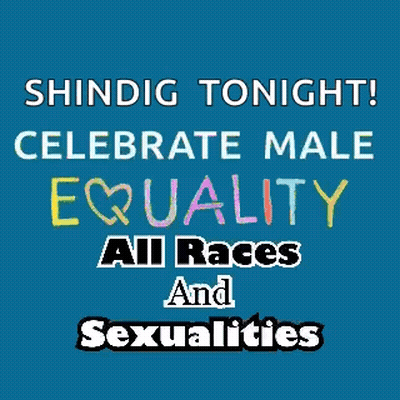 Purple Sign Shinig Tonight Celebrate Male Equality All Races and Sexualities