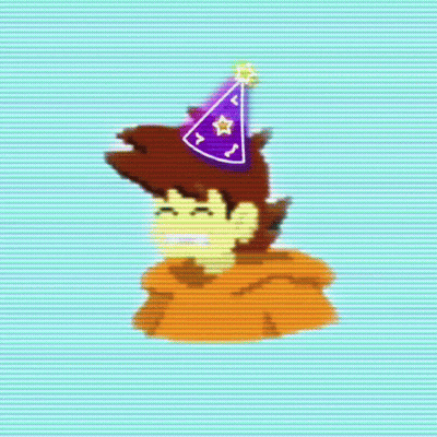 Purple Silhouette Of Person On Blue GIF
