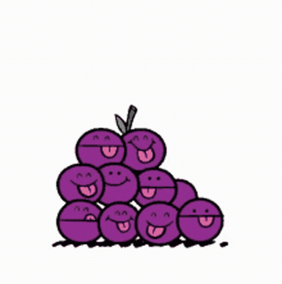 Purple Smiley Faces With Tongues Out GIF