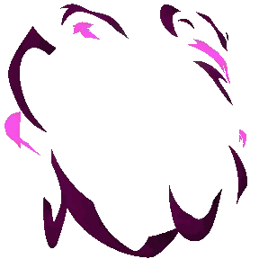 Purple Sphere With Glowing Circle Sticker