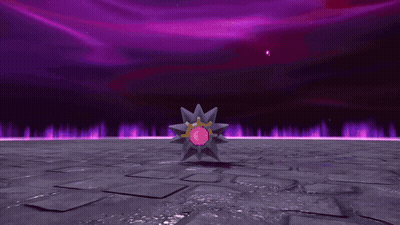 Purple Star With Pink Center GIF