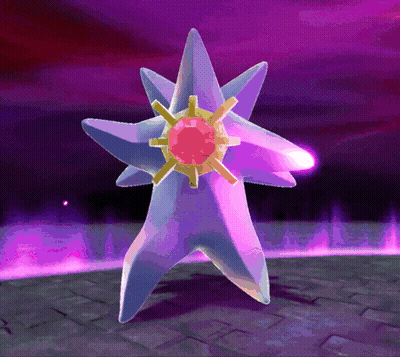 Purple Star With Red Stone GIF