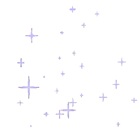 Purple Stars And Crosses Sticker