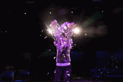 Purple Surprise Falling Confetti GIF