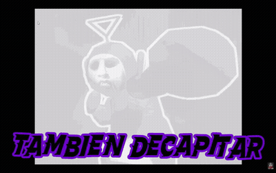Purple Teletubbies Character Saying Tambien Decapitar GIF
