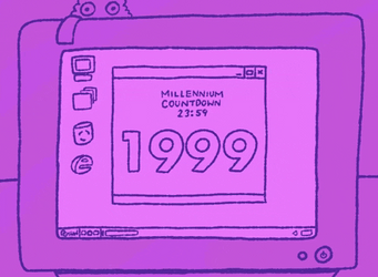 Purple Y2k Microsoft Computer GIF