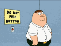 Push It Button Peter Griffin GIF