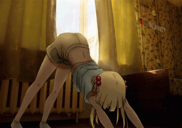 Push Up Anime Cute Girl GIF