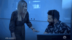 Pushed Aside  Ennis Esmer Blindspot GIF