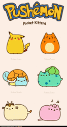 Pusheen Cat Funny Pushemon Pokemon Parody GIF