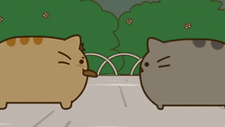 Pusheen Cat Giving Love GIF